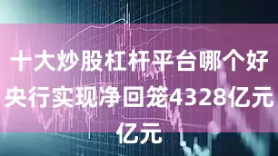 十大炒股杠杆平台哪个好央行实现净回笼4328亿元