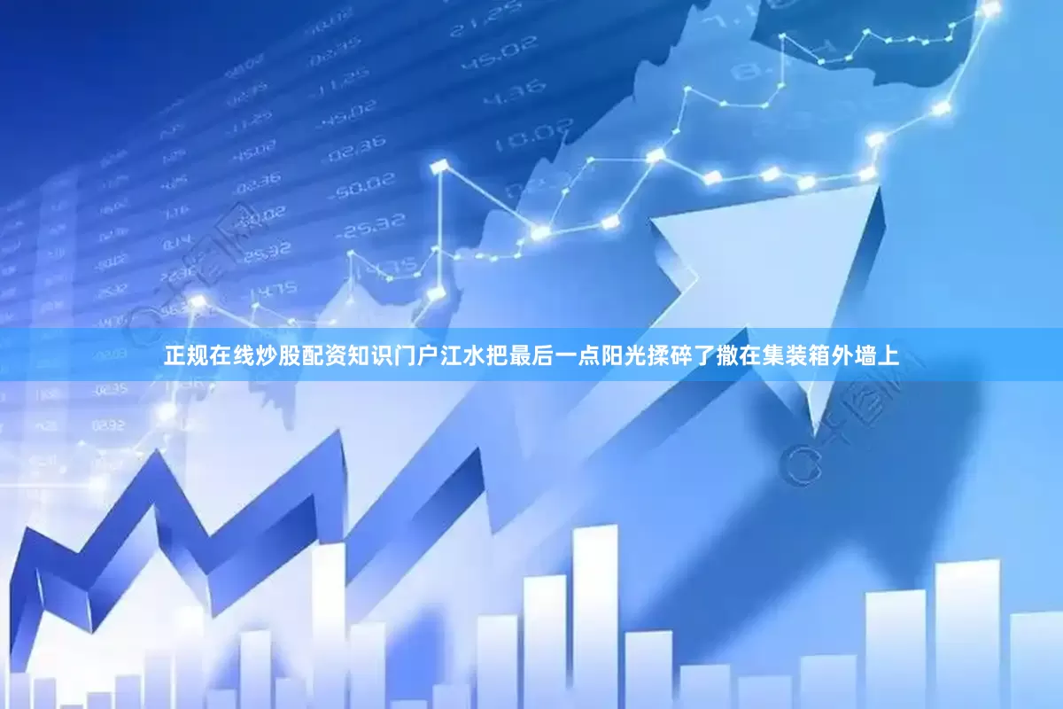 正规在线炒股配资知识门户江水把最后一点阳光揉碎了撒在集装箱外墙上